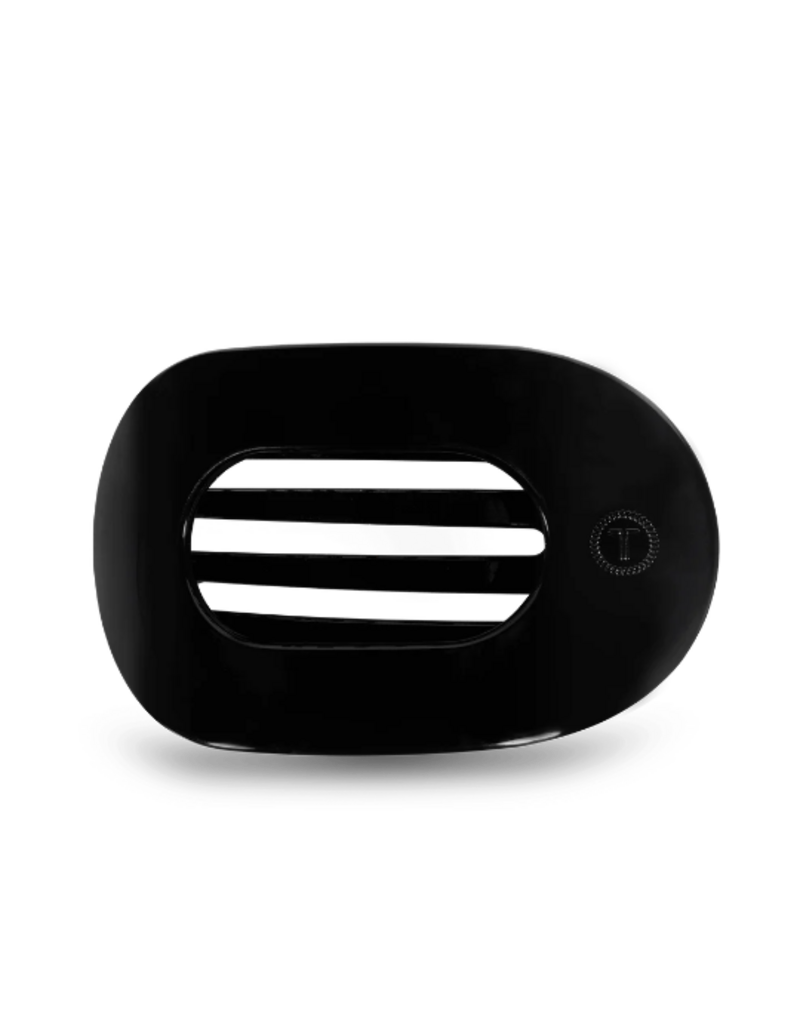 Teleties Large Flat Round Clip - Neutrals