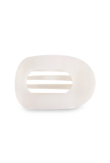 Teleties Large Flat Round Clip - Neutrals