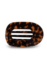 Teleties Large Flat Round Clip - Neutrals