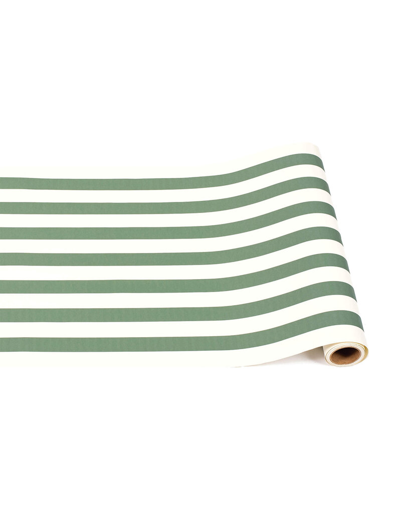 Hester & Cook Classic Stripe Table Runner Dark Green