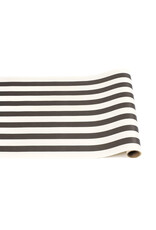 Hester & Cook Classic Stripe Table Runner Black