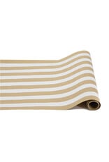 Hester & Cook Kraft Stripe Table Runner White