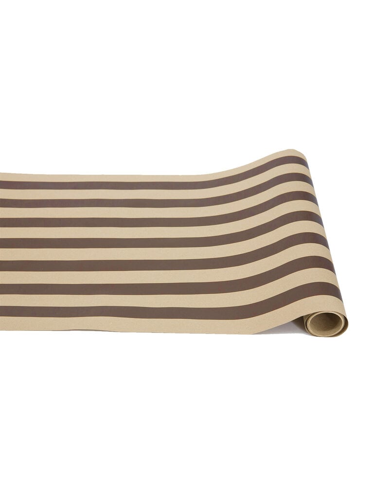 Hester & Cook Kraft Stripe Table Runner Brown