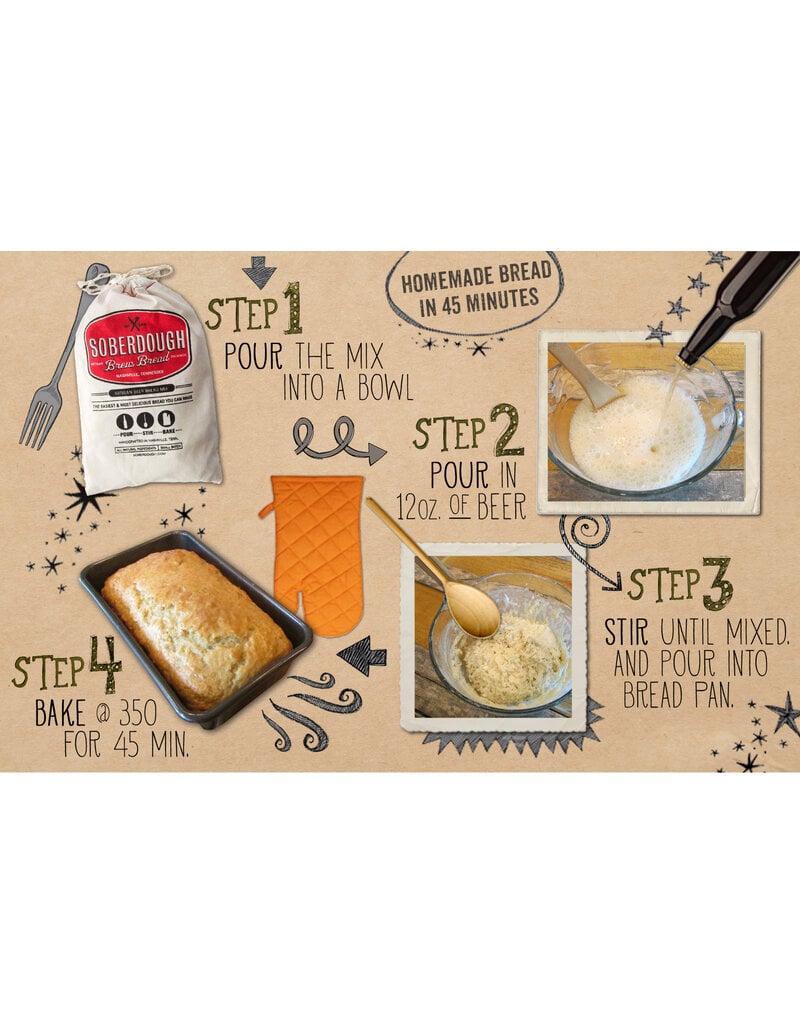 Soberdough Brew Bread Mix Rosemary