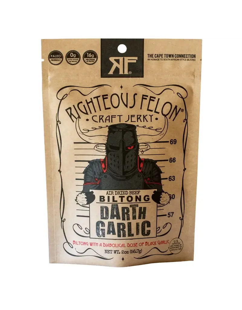 RTZ Brands 2oz Jerky Darth Garlic