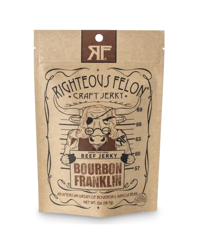 RTZ Brands 2oz Jerky Bourbon Franklin