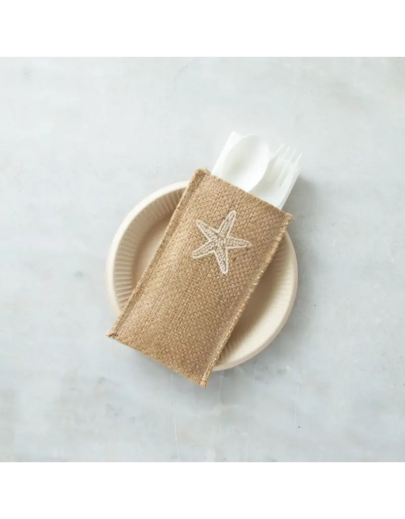 Cutlery Couture Coastal Cutlery Pouch Starfish