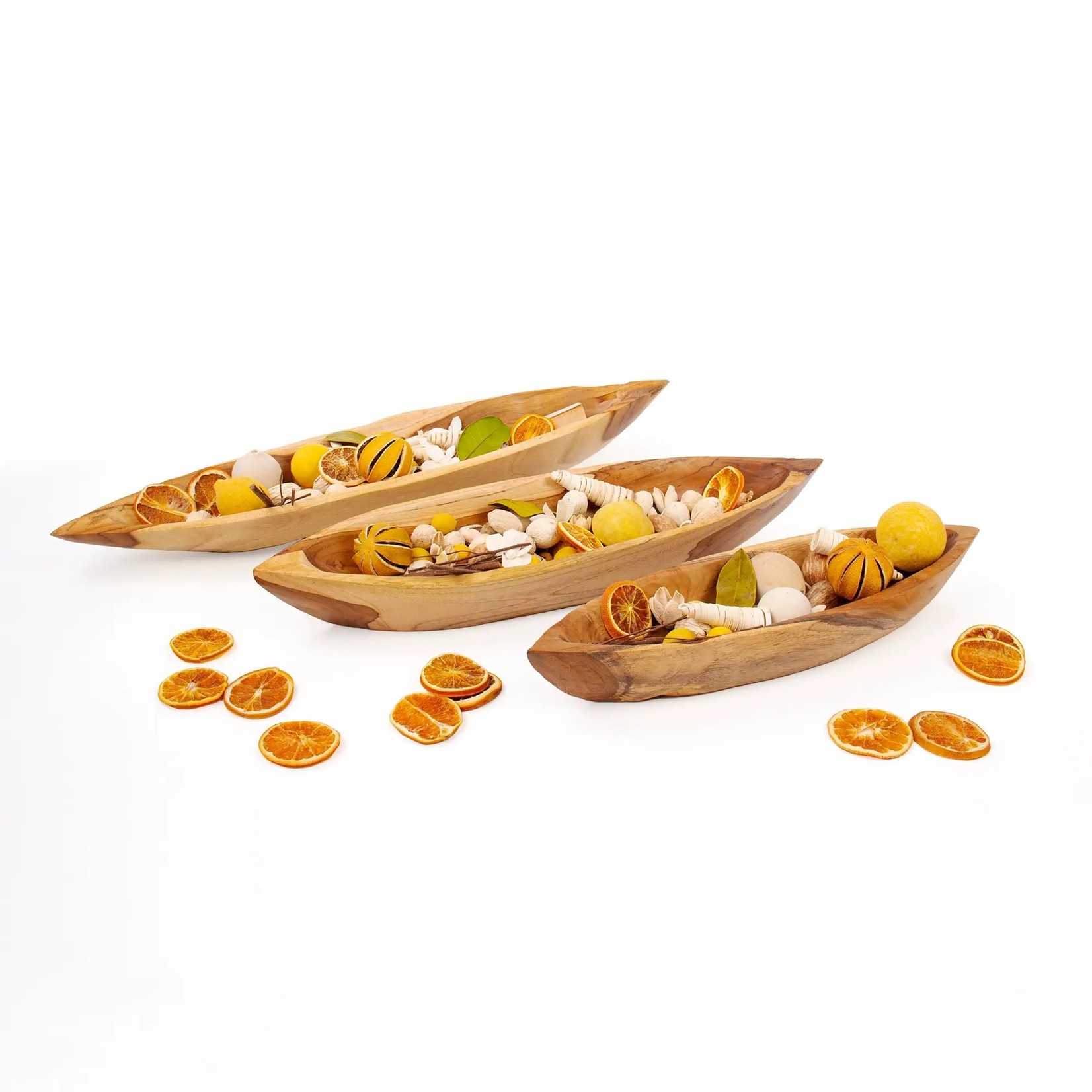 Teak Wood Canoe Market on Main