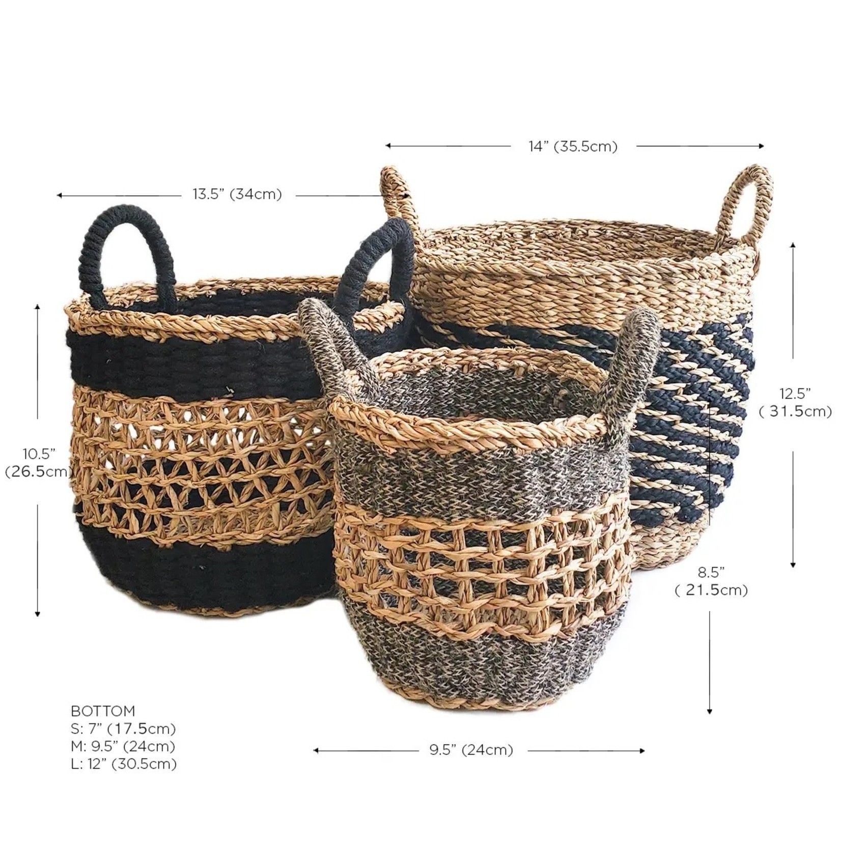 KORISSA Ula Handwoven Mesh Basket