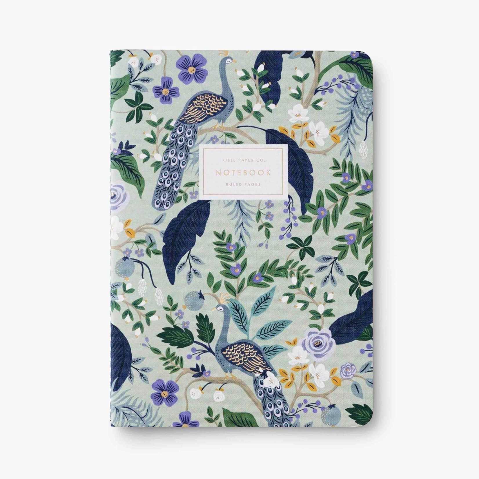 Rifle Paper Co Assorted Set of 3 Peacock Notebooks