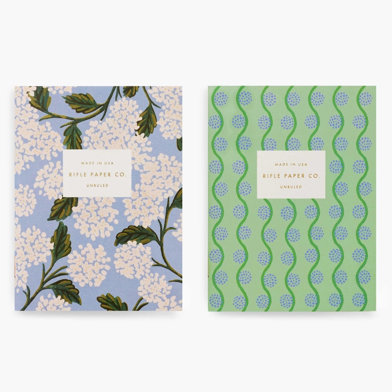 Rifle Paper Co Pair of 2 Hydrangea Pocket Notebooks