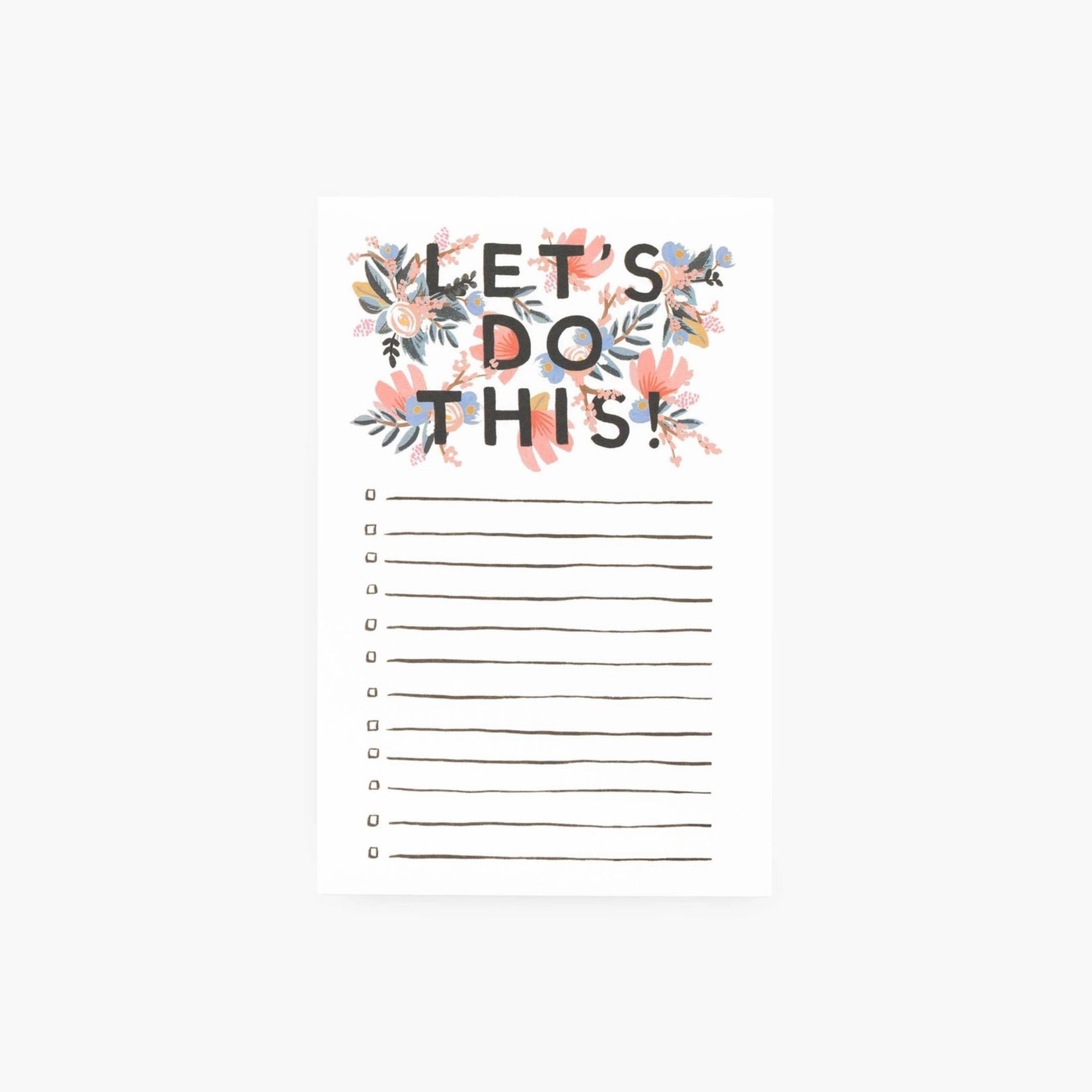 Rifle Paper Co Let's Do This Notepad