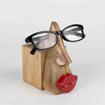 Ten Thousand Villages Kissy Face Eyeglass & Pencil Holder