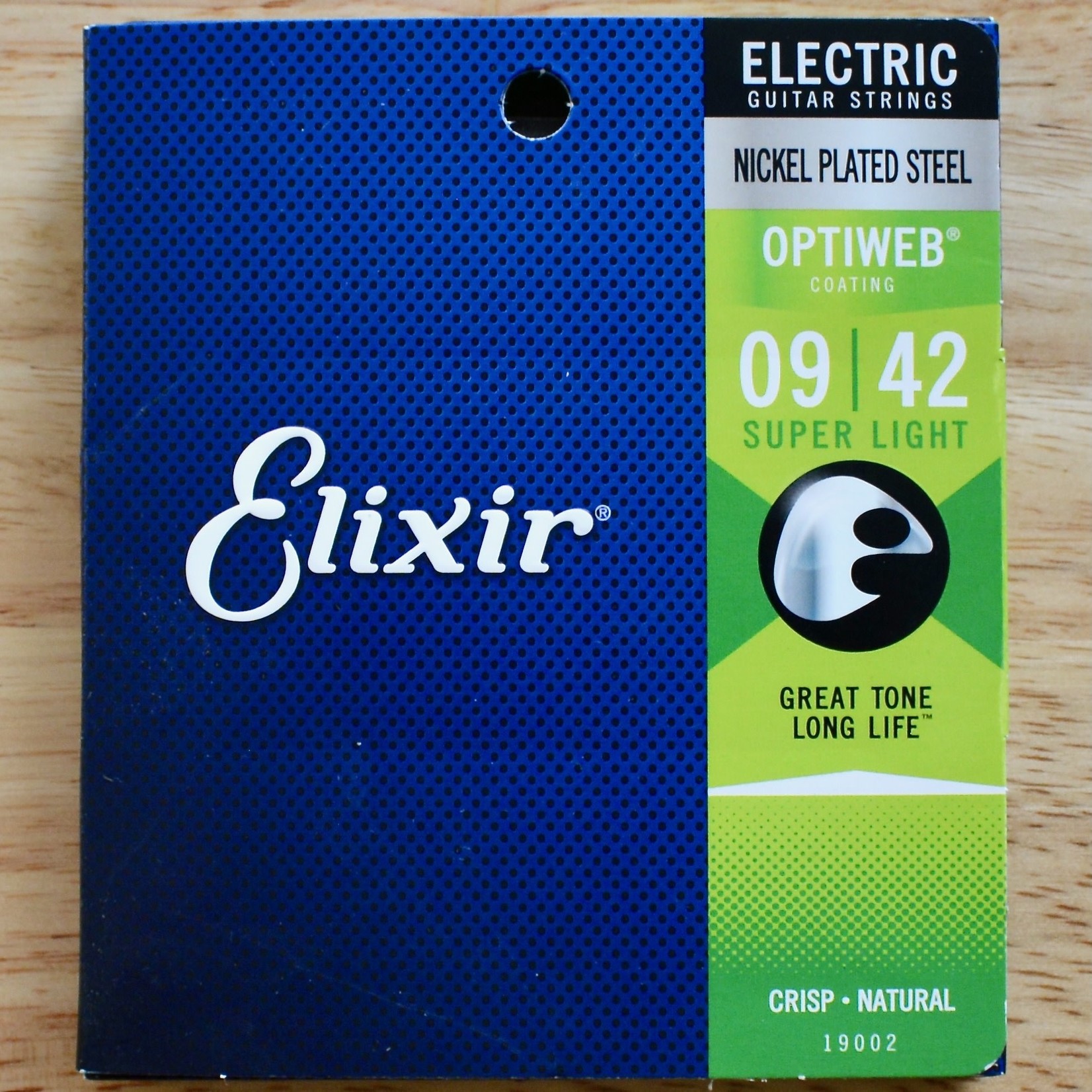 Elixir Elixir Electric Nickle Strings Optiweb Coating Super Light