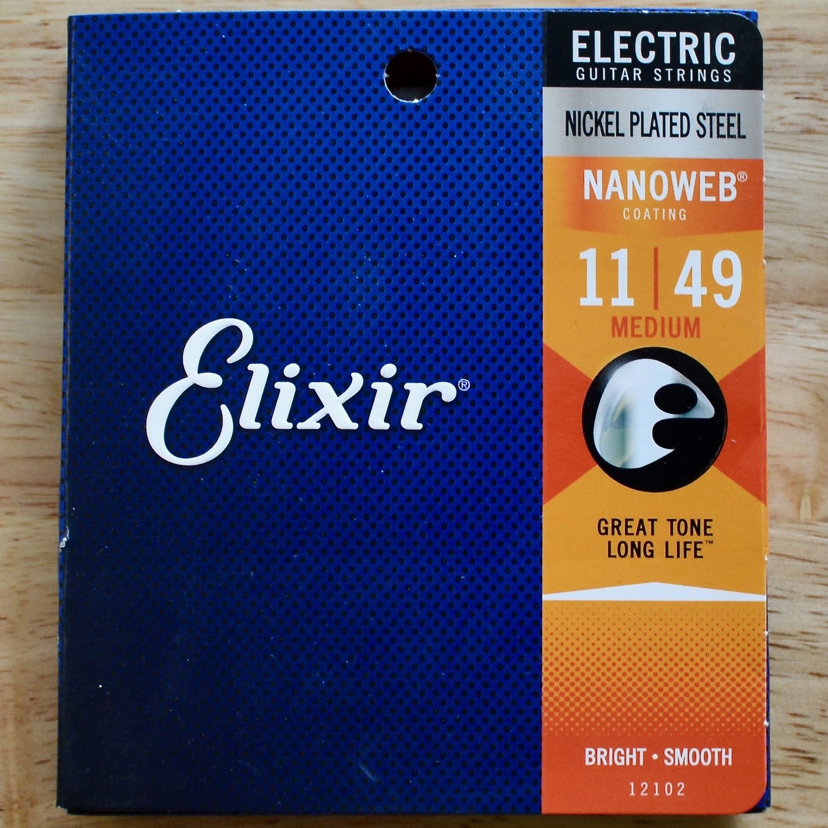 Elixir Elixir Nickle Electric Strings Nanoweb Coating Medium