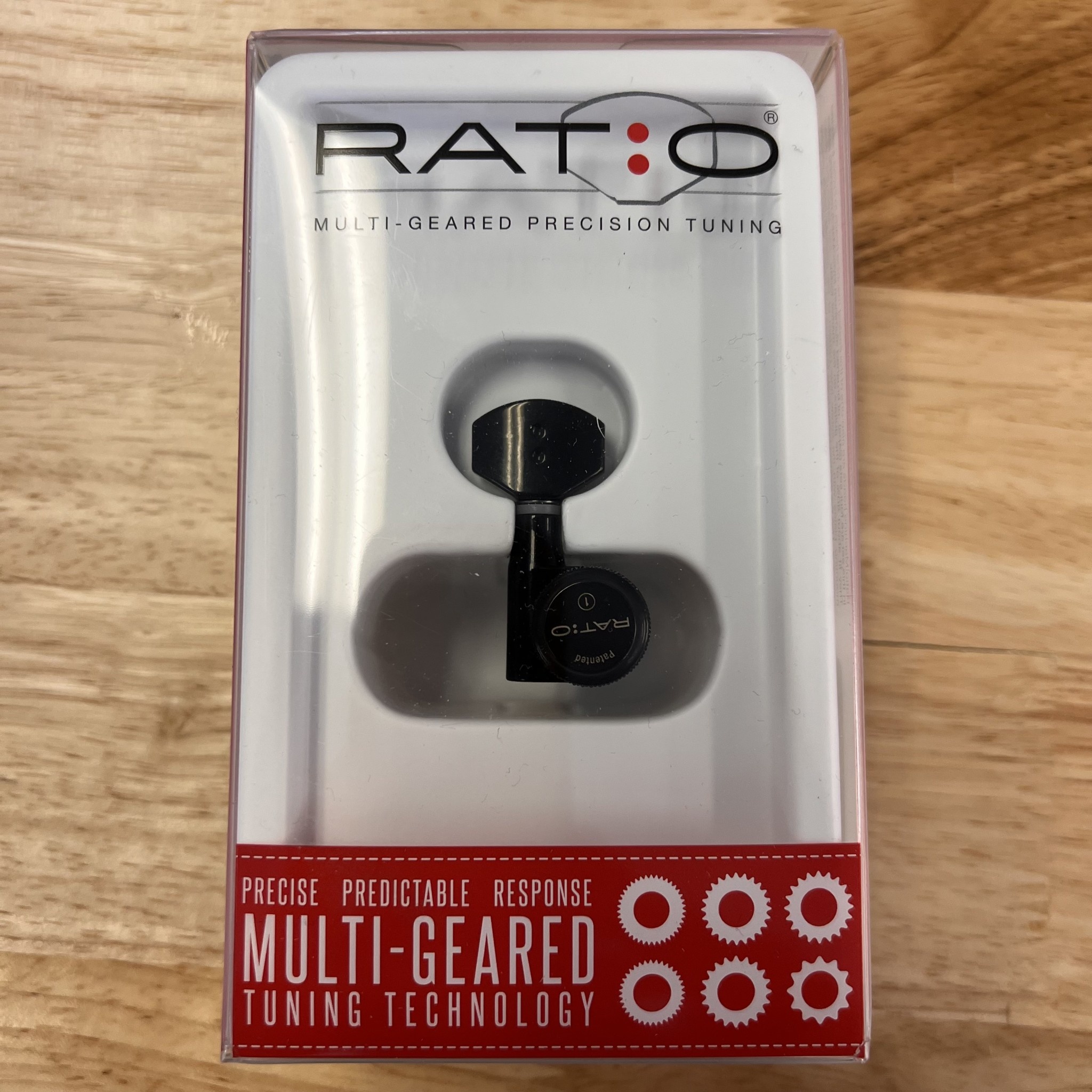 Graph Tech Ratio Electric locking Tuners 7L Black Matt's Guitars