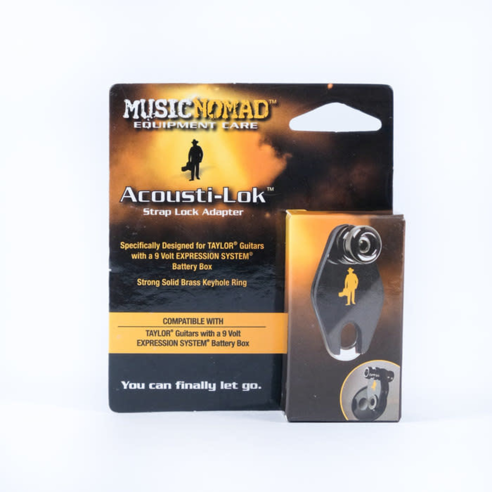 Music Nomad Music Nomad Acousti-Lok Strap Lock Adapter for TAYLOR® Guitars with a 9 Volt EXPRESSION SYSTEM® Battery Box