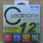 Cleartone Cleartone Treated Acoustic Strings 80/20 Bronze Light