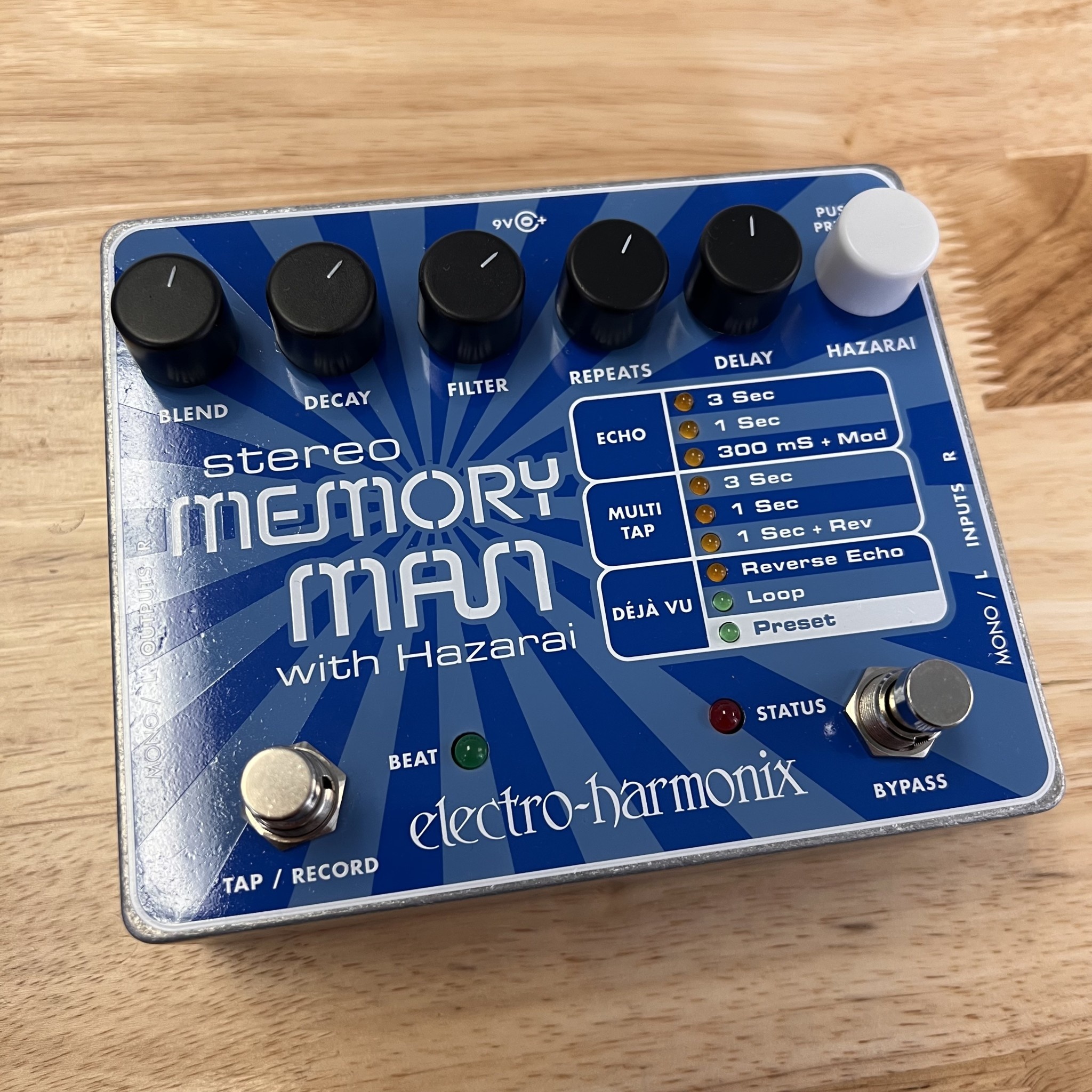 ショッピング売品 EHX STEREO MEMORY MAN WITH HAZARAI 正規輸入品