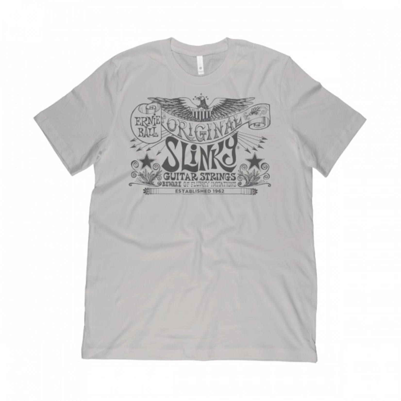 Ernie Ball Ernie Ball Original Slinky Silver T-Shirt