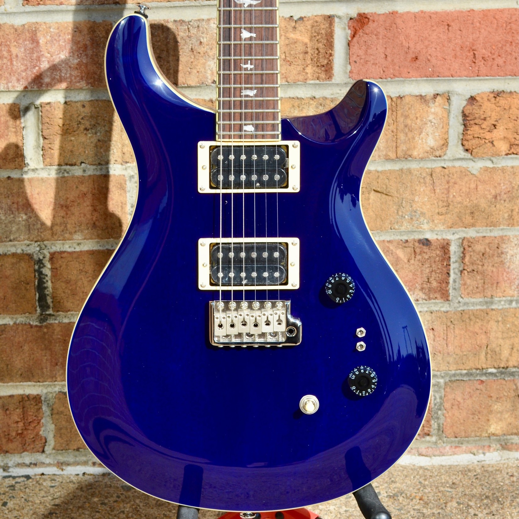 prs se standard translucent blue