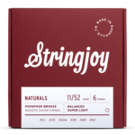 Stringjoy Stringjoy Naturals  Super Light Gauge (11-52) Phosphor Bronze Acoustic Guitar Strings