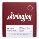 Stringjoy Stringjoy Naturals  Medium Gauge (13-56) Phosphor Bronze Acoustic Guitar Strings