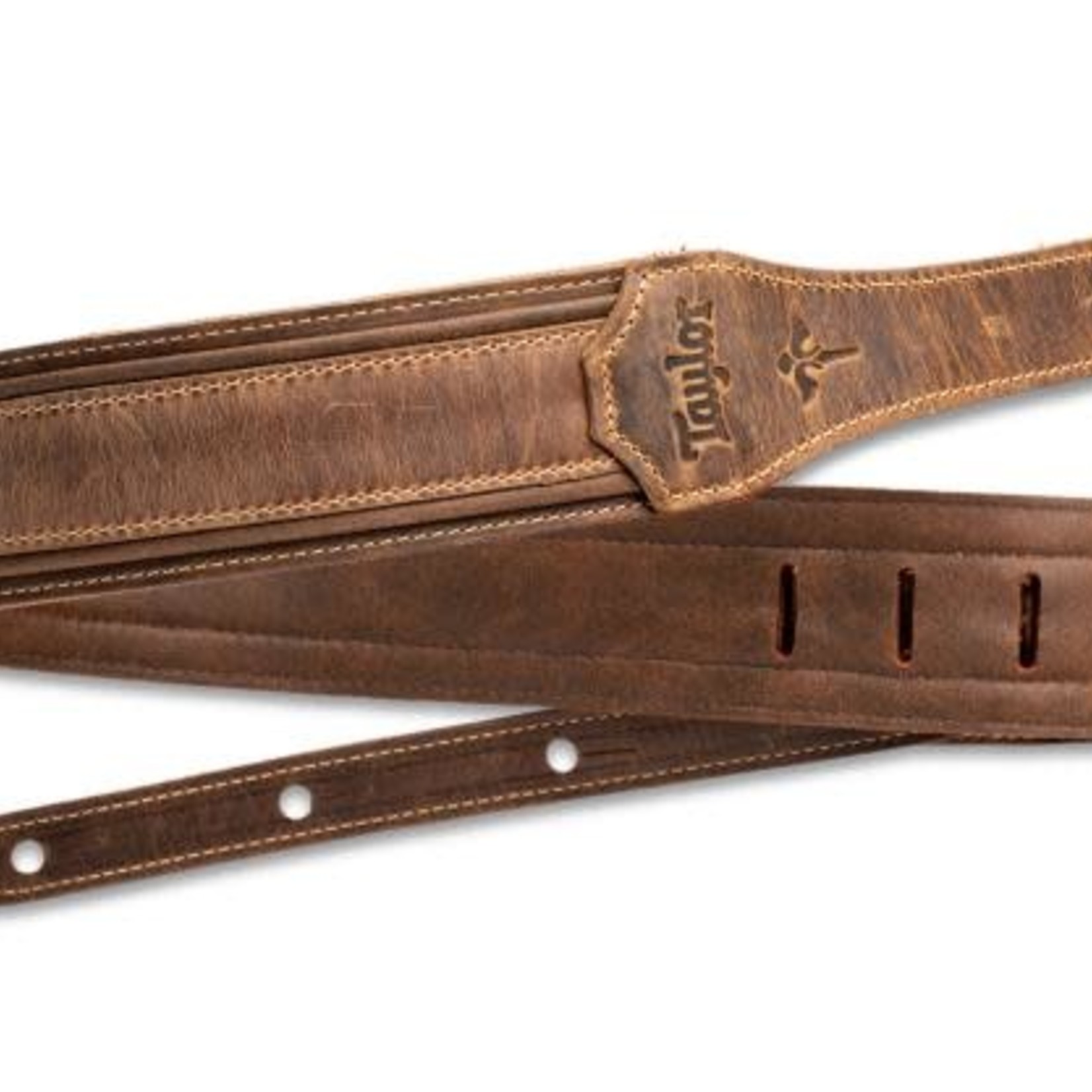 Taylor Taylor Wings Strap Dark Brown Leather 2.5"