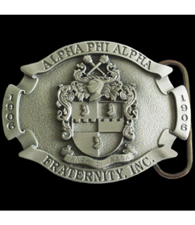 ΑΦΑ SALE! APA Alpha Phi Alpha 3D Pewter Belt Buckle (SP26) 50% off