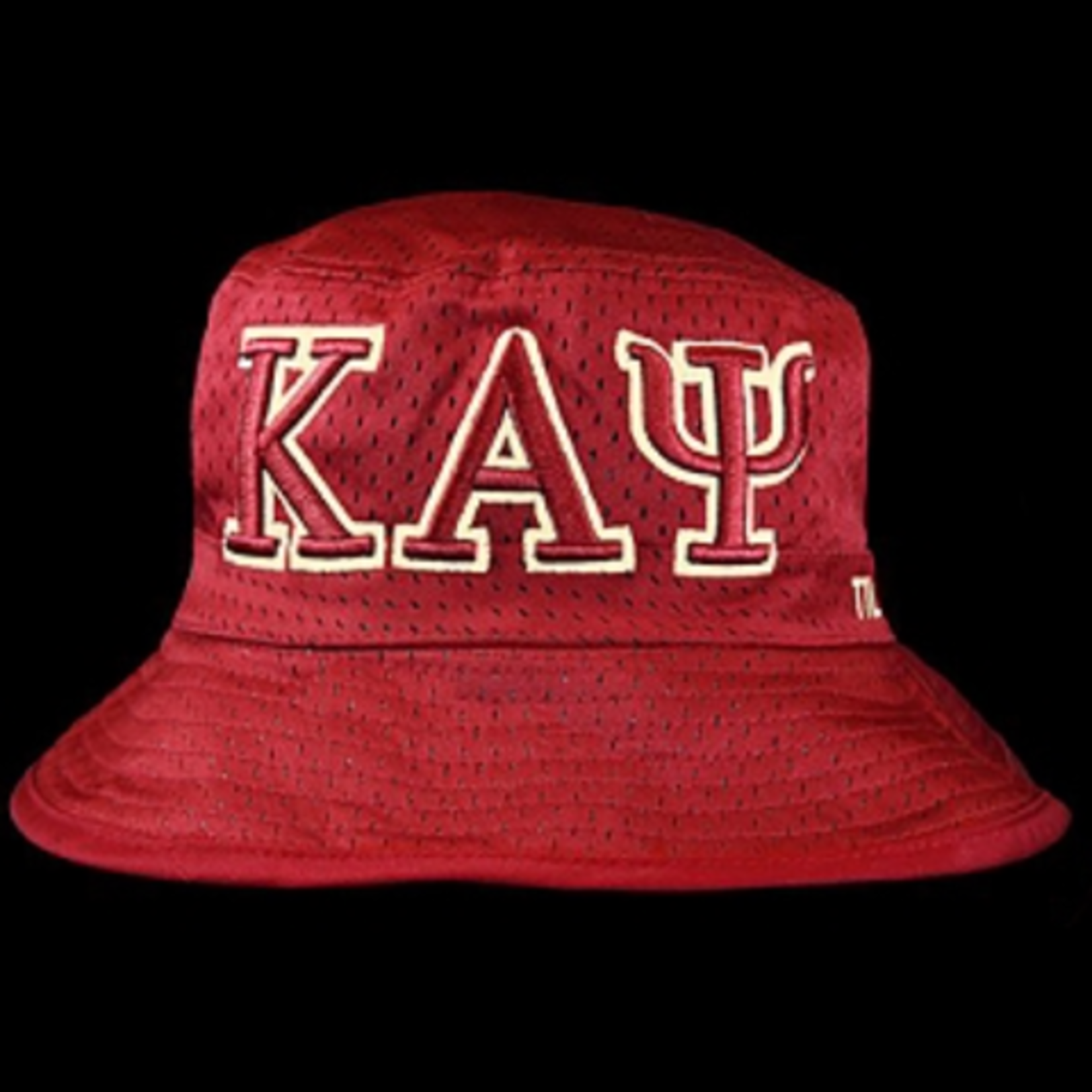 ΚΑΨ KAP Embroidered Red Bucket Hat