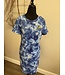 ΣΓΡ SALE! SGR Sigma Gamma Rho Blue Tie-Dye Short Sleeve Dress (SP26)