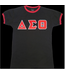 ΔΣΘ DST Ringer Tee with Sewn Satin Tackle Twill Letters
