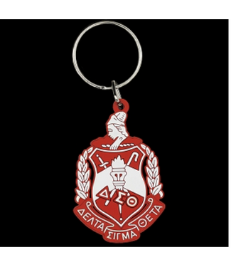 ΔΣΘ DST PVC Crest Keychain