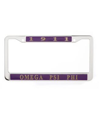 ΩΨΦ OPP License Plate Holder (FA25)