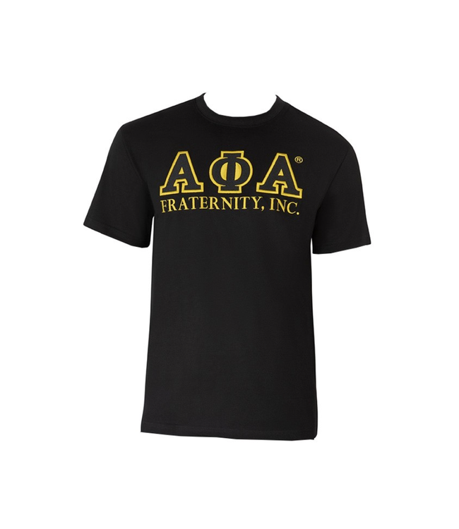 ΑΦΑ SALE! APA Alpha Phi Alpha Luxury T- Shirt (M,2X) (SP26)