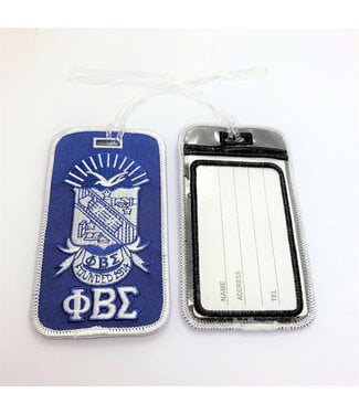 ΦΒΣ PBS Shield Embroidered Luggage Tag (FA24)