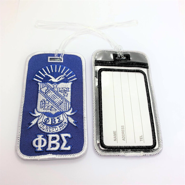 ΦΒΣ PBS Shield Embroidered Luggage Tag (FA24)
