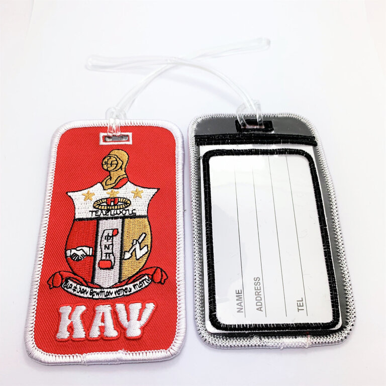 ΚΑΨ KAP Shield Embroidered Luggage Tag