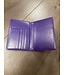 ΩΨΦ Purple  Leather Passport Cover