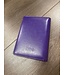 ΩΨΦ Purple  Leather Passport Cover