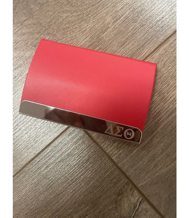 ΔΣΘ DST Laser Engraved Business Card Holder