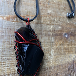 W Jazspire Black Obsidian III Necklace