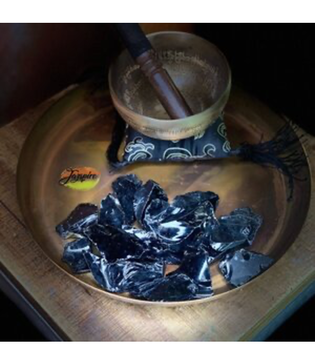 W Jazspire Black Obsidian III Necklace