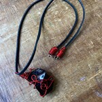 W Jazspire Small Black Obsidian Necklace