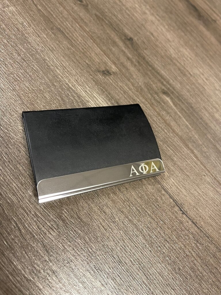 ΑΦΑ APA Laser Engraved Business Card Holder