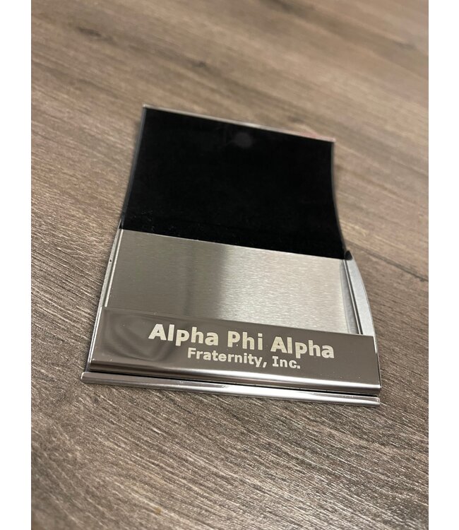 ΑΦΑ APA Laser Engraved Business Card Holder