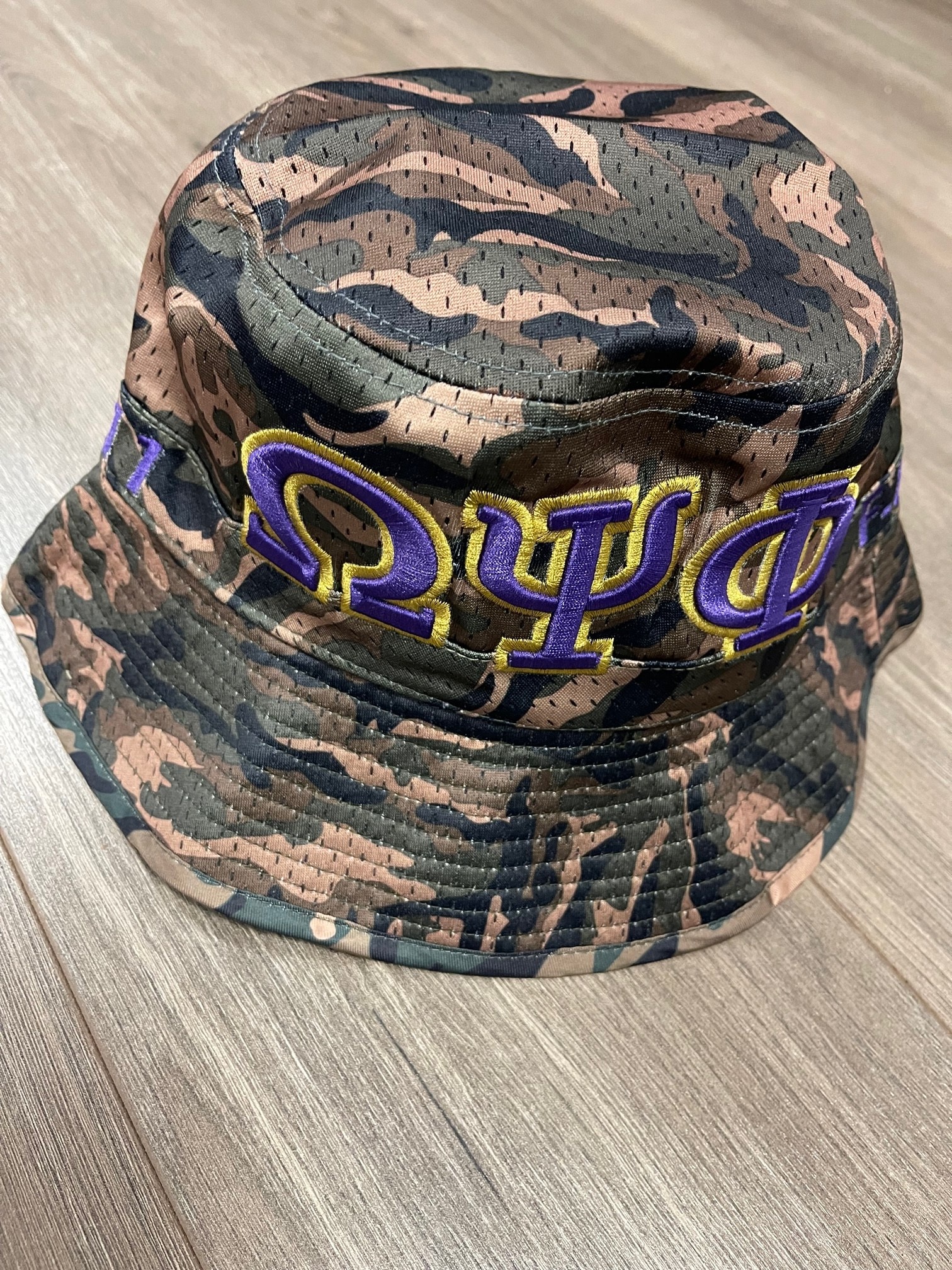 Omega Psi Phi Embroidered Bucket Hat 