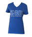 ΖΦΒ SALE! ZPB Zeta Phi Beta Ringer Tee w/ Satin Letters  (SP26)