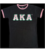 ΑΚΑ SALE! AKA Ringer Tee w/ Sewn Satin Tackle Twill Letters (SP26)