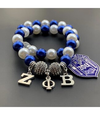 ΖΦΒ SALE! ZPB Zeta Phi Beta Charm Bracelet (SP26)